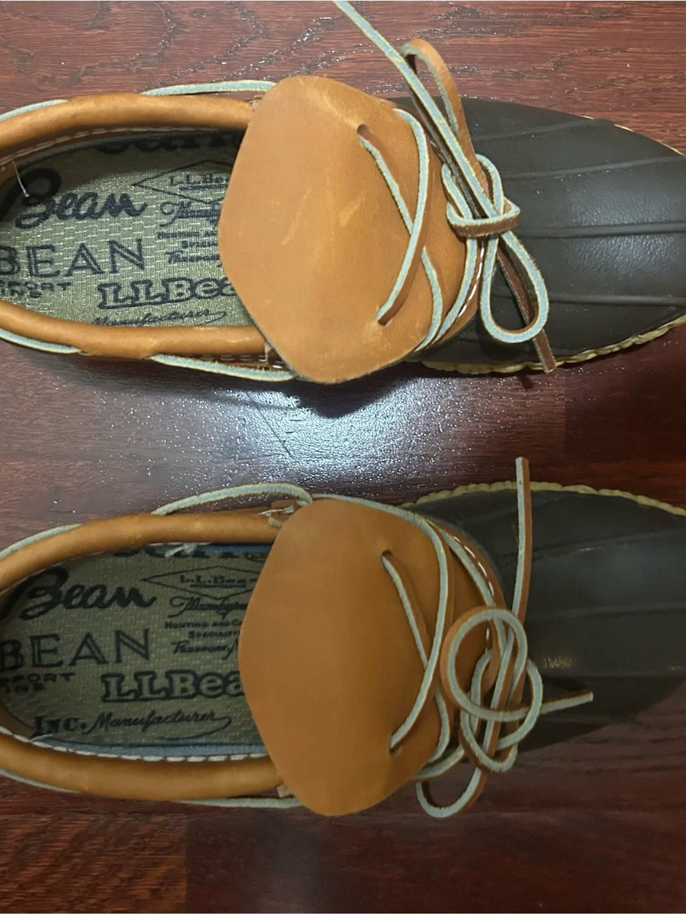 L.L. Bean Brown and Tan Classic Duck Shoes